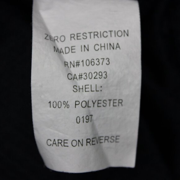 Zero Restriction Tour Series Jacket Mens XL Blue 1/4 Zip Polyester Golf Pullover - Picture 11 of 16